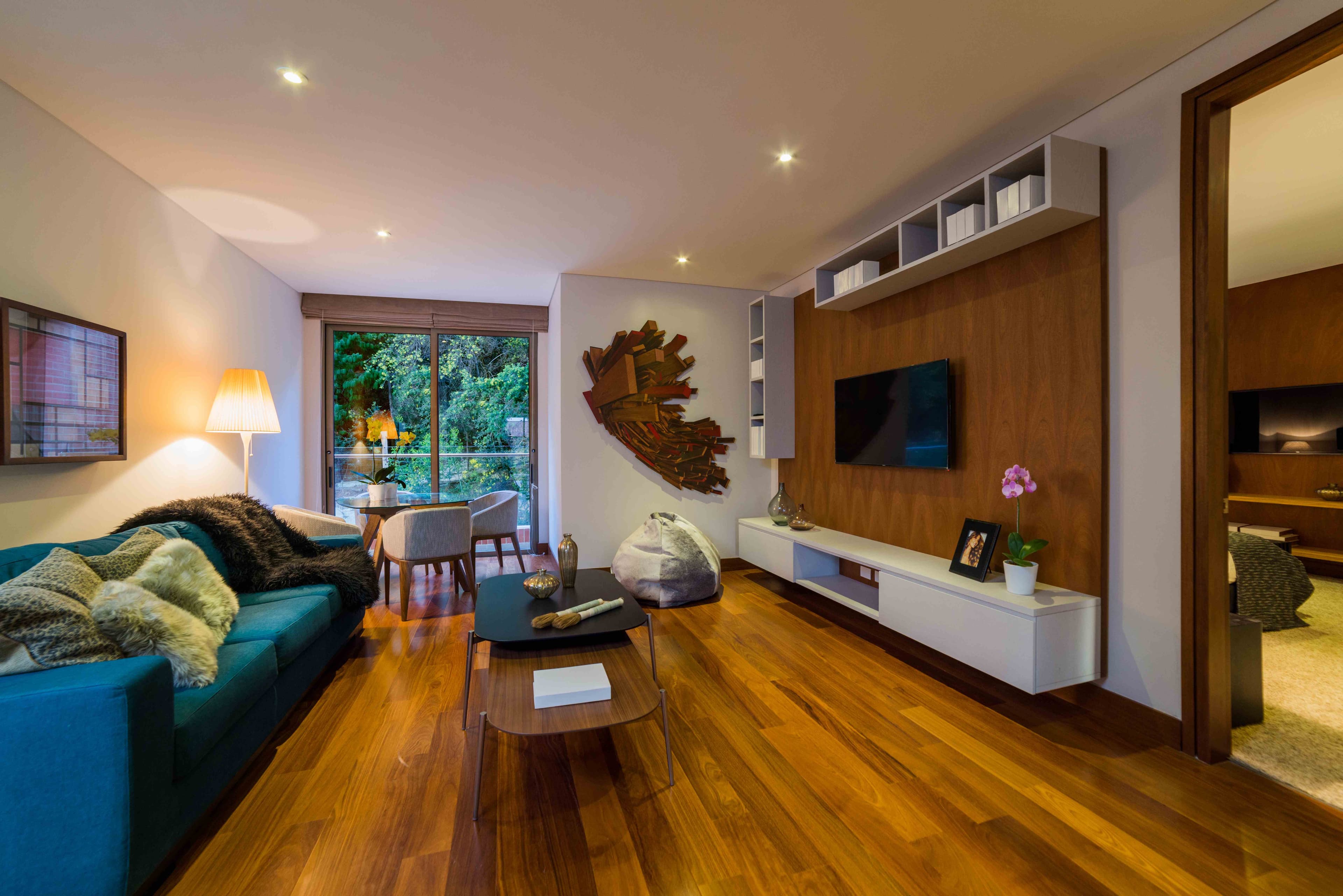Fotografía de interior residencial — proyecto arquitectónico en Colombia